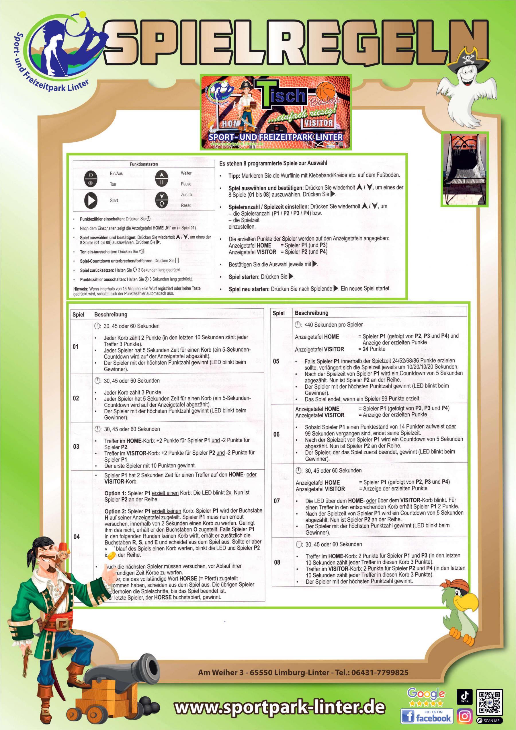 Regeln Mini-Basketball